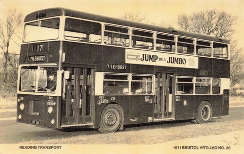 Postcard reading transport - postcard,