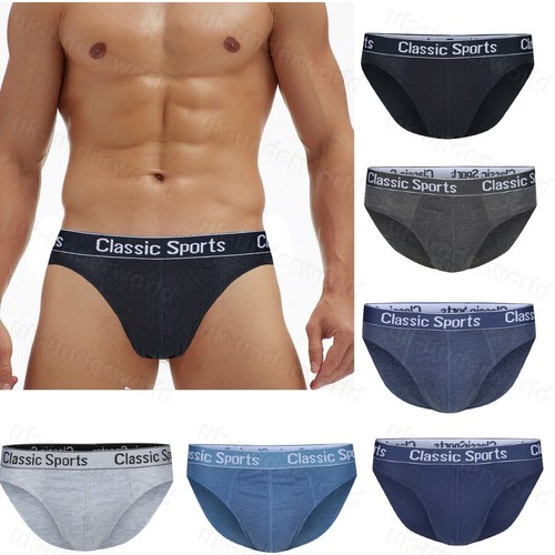 Mens briefs underpants ribbed - mens,