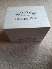 Wooden Kilner Recipe Box With