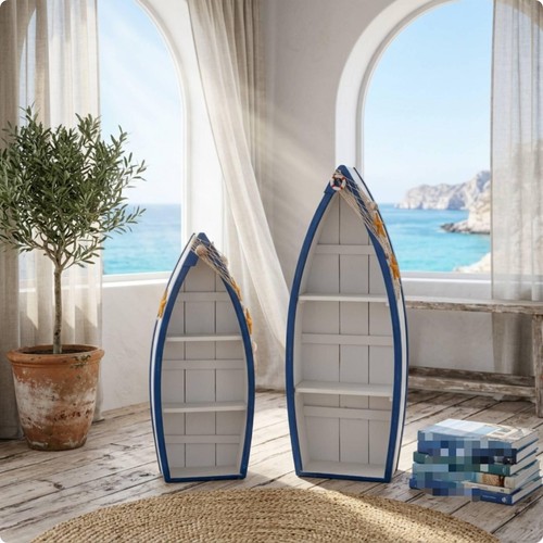 Boat shaped shelf - shelf, pieces)