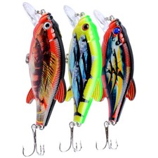  9 Pcs 8cm/10.9g Mini Fish