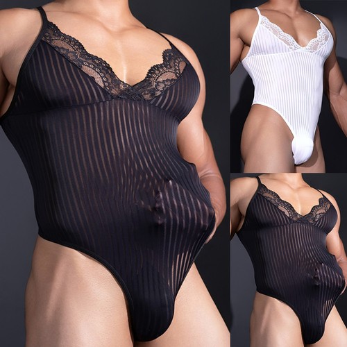 Mens stripe see through - stripe,