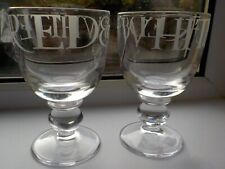 Emma Bridgewater 'Black Toast' 2 x Small Wine Glasses, BNWT,        RRP £75-00