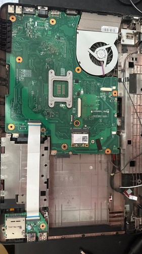 Motherboard and bottom case - bottom,