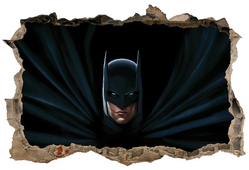 Batman hole the wall art - hole,