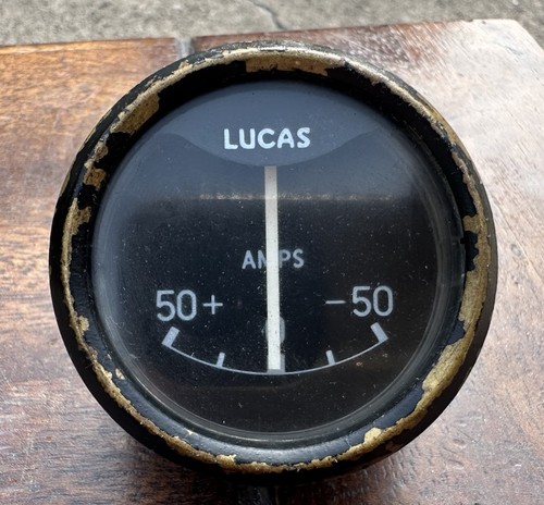 Lucas ammeter amps gauge aston - amps,