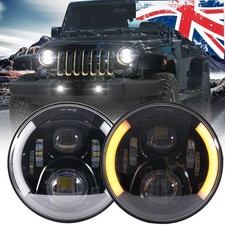 2x 7Inch Round LED Headlights