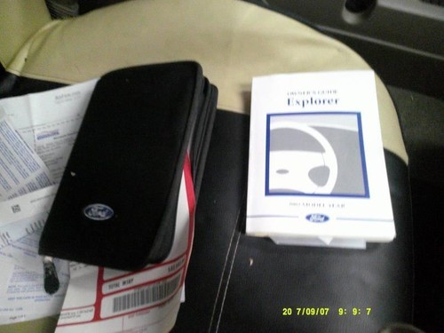 Explorer 2002 owners manual - 2002,