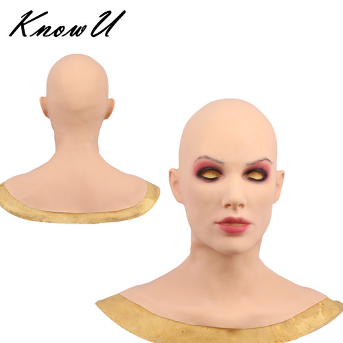 Stock silicone female face - stock,