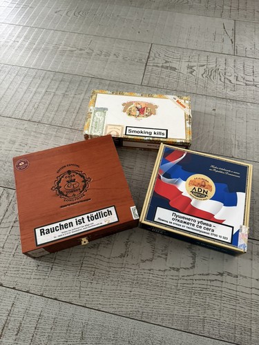 Empty cigar boxes pack - boxes,