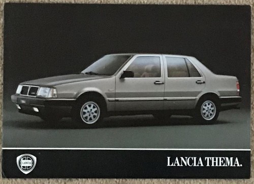 Lancia car sales brochure - car,