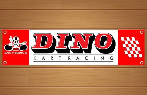 Dino kart racing banner - |,