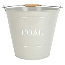 Manor Fireside Coal Bucket with Handle - Olive 0465 Fire Side Store Bunker