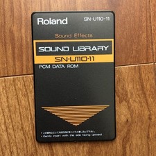 ROLAND SOUND LIBRARY N-U110-11 SOUND EFFECTS PCM CARD