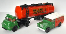 Corgi 31005 Bedford S Type Articulated Tanker & Land Rover Set - Shell / BP Fuel