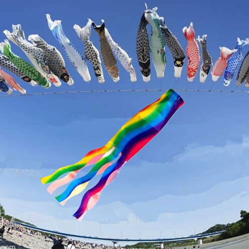 Wind sock streamer rainbow - wind,