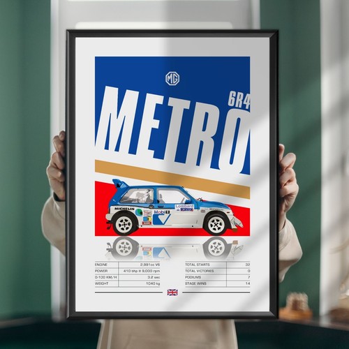 Metro 6r4 rally wrc - mg,