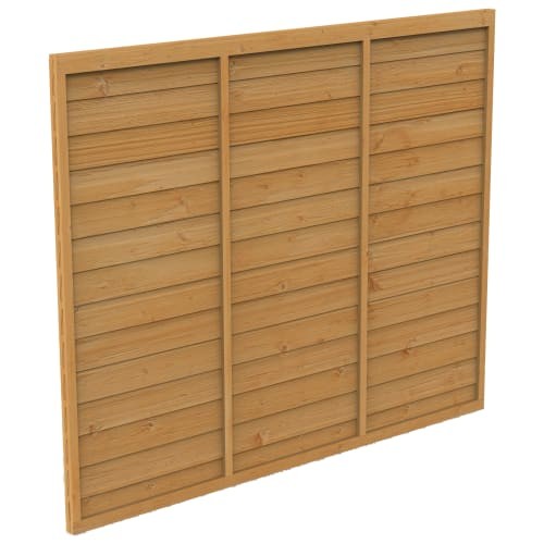 Overlap fence panel 6x5ft - overlap,