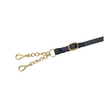Shires Blenheim Leather Lead Rein With Newmarket Chain