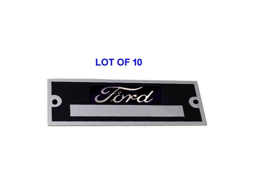 Ford data plate - plate, serial