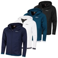 Oscar Jacobson Mens Travis Modern Full Zip Wicking Golf Hoody 47% OFF RRP