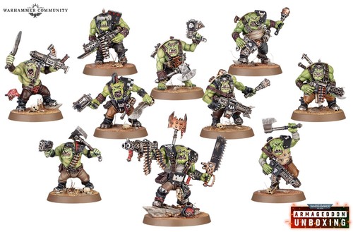 Ork boyz squad armageddon - 10,