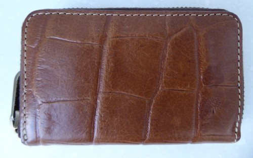 Mulberry congo leather coin - mulberry,