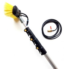 17ft-20ft-24ft Window cleaning Pole Water Fed Telescopic Hose Fed Cleaner Brush