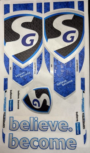 Cricket bat sticker 3d - sg,