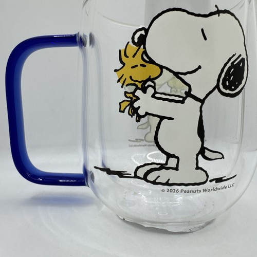 Snoopy double wall glass - snoopy,