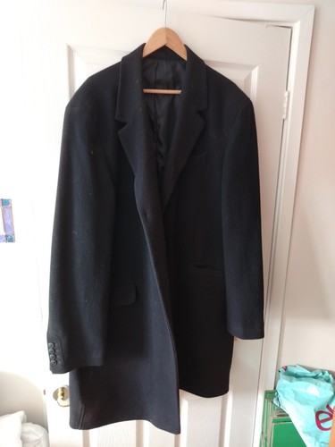 Wool cashmere coat mens - wool,
