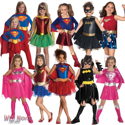Girls superhero costume kids - superhero,
