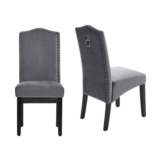 Velvet dining chair - 2/4x,
