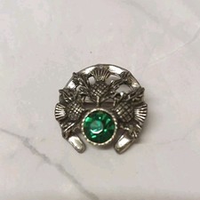 Vintage Silver Tone Thistle