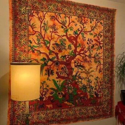 Indian mandala tapestry hippie - indian,
