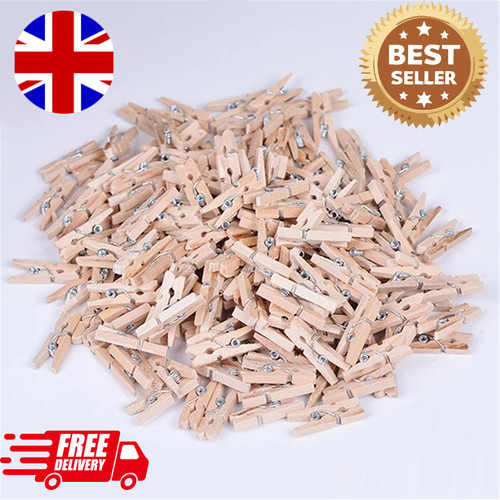 Wooden clothes pegs - 60,