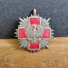 Polish Red Cross medal for meritorious service Red Cross found in garden no ring