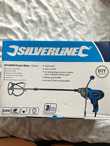 Silverline 850w plaster mixer - plaster,