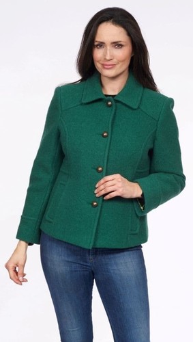 Emerald green 100 boiled wool - emerald, 100%
