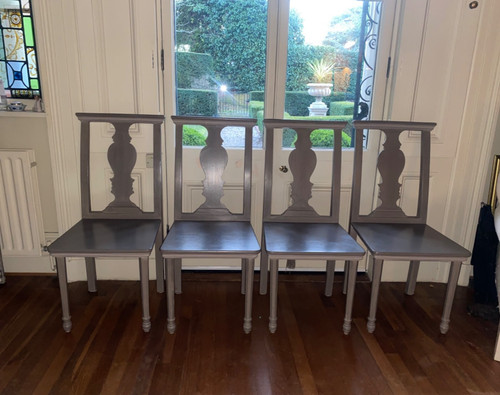 Farmhouse kitchen chairs - 4,
