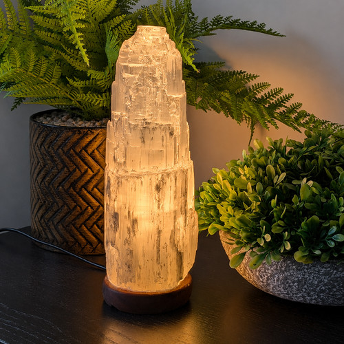 Large selenite tower - selenite,
