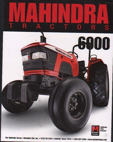 Mahindra 6000 tractor - mahindra, "6000"