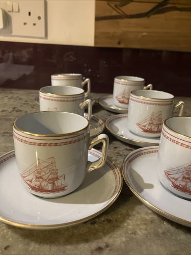 Spode trade winds red - spode, /gold