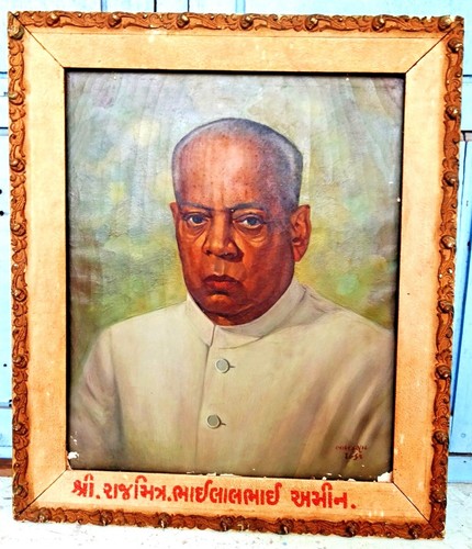 Antique portrait painting oil - portrait,