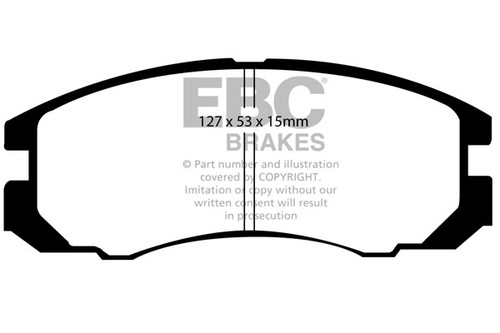 Ebc ultimax front brake pads - ebc,