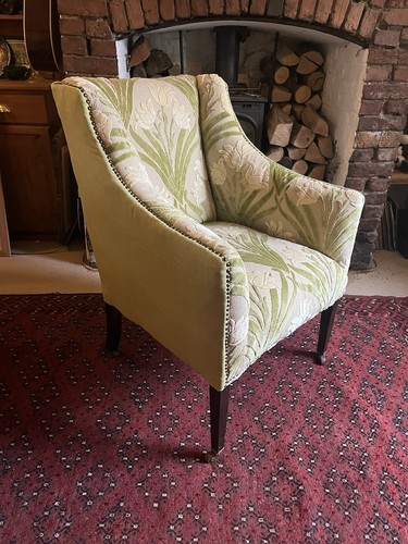 Edwardian library chair - library,