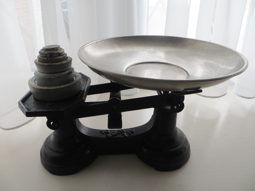 Vintage black cast - cast, sturdy