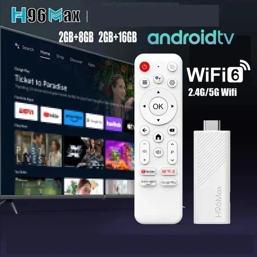 H96 max android stick - max, 4k