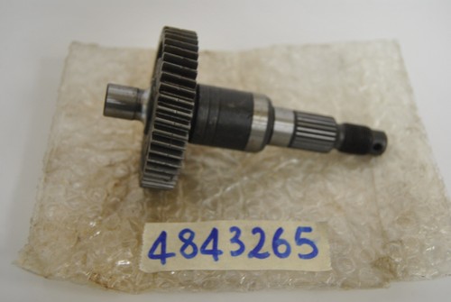 Rear wheel axle - rear,
