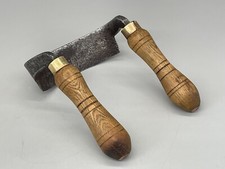 Vintage Scoop Drawknife Woodworking Coopers Barrel Making Old Tool Branded